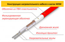 Нагревательный мат Warmstad WSM 910 Вт - 6,0 кв.м