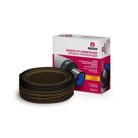 Греющий кабель Freezstop-25-2 на трубу