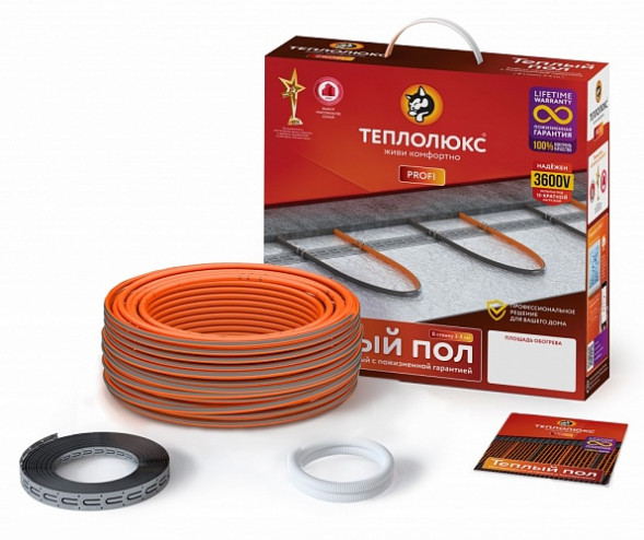 Нагревательный кабель Теплолюкс ProfiRoll 129,0 м/2250 Вт