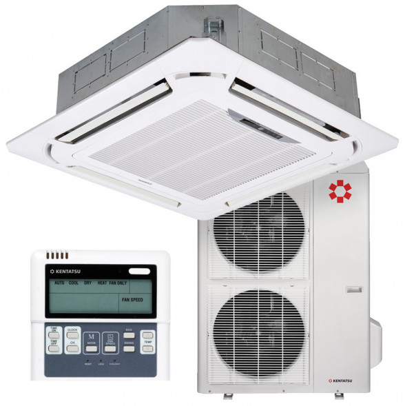 Кассетный кондиционер Kentatsu KSVQ140HFAN3/KSUT140HFAN3