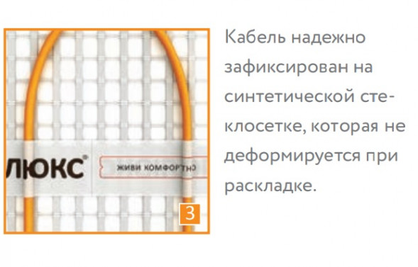 Нагревательный мат Теплолюкс Tropix МНН 1920 Вт/12,0 кв.м