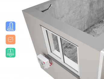 Установка кондиционера в два этапа