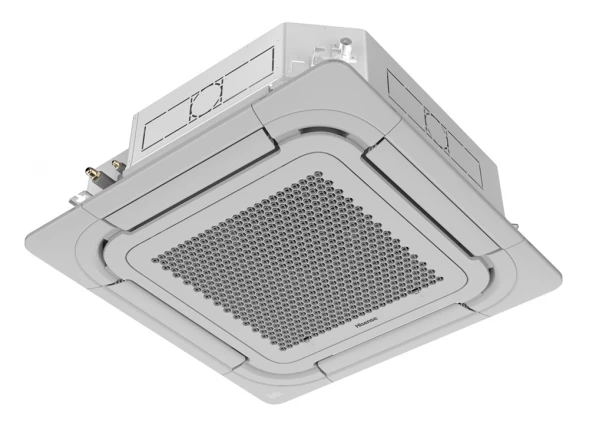 Кассетный инверторный кондиционер Hisense ACT-24UR4RJC8 | PE-QFA/CD | AUW-24U4RJ7