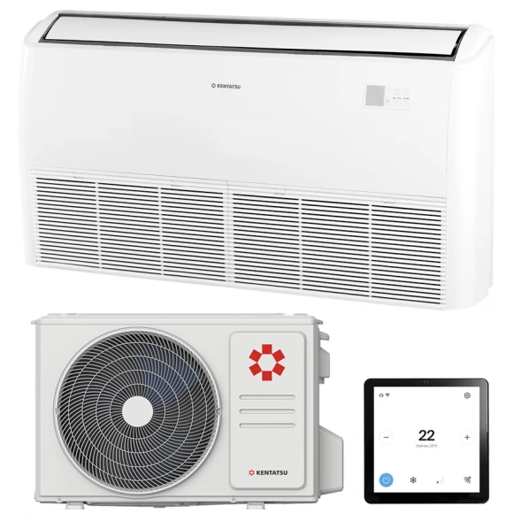 Напольно-потолочный кондиционер Kentatsu KSCB53HZRN1W/KSUNB53HZRN1